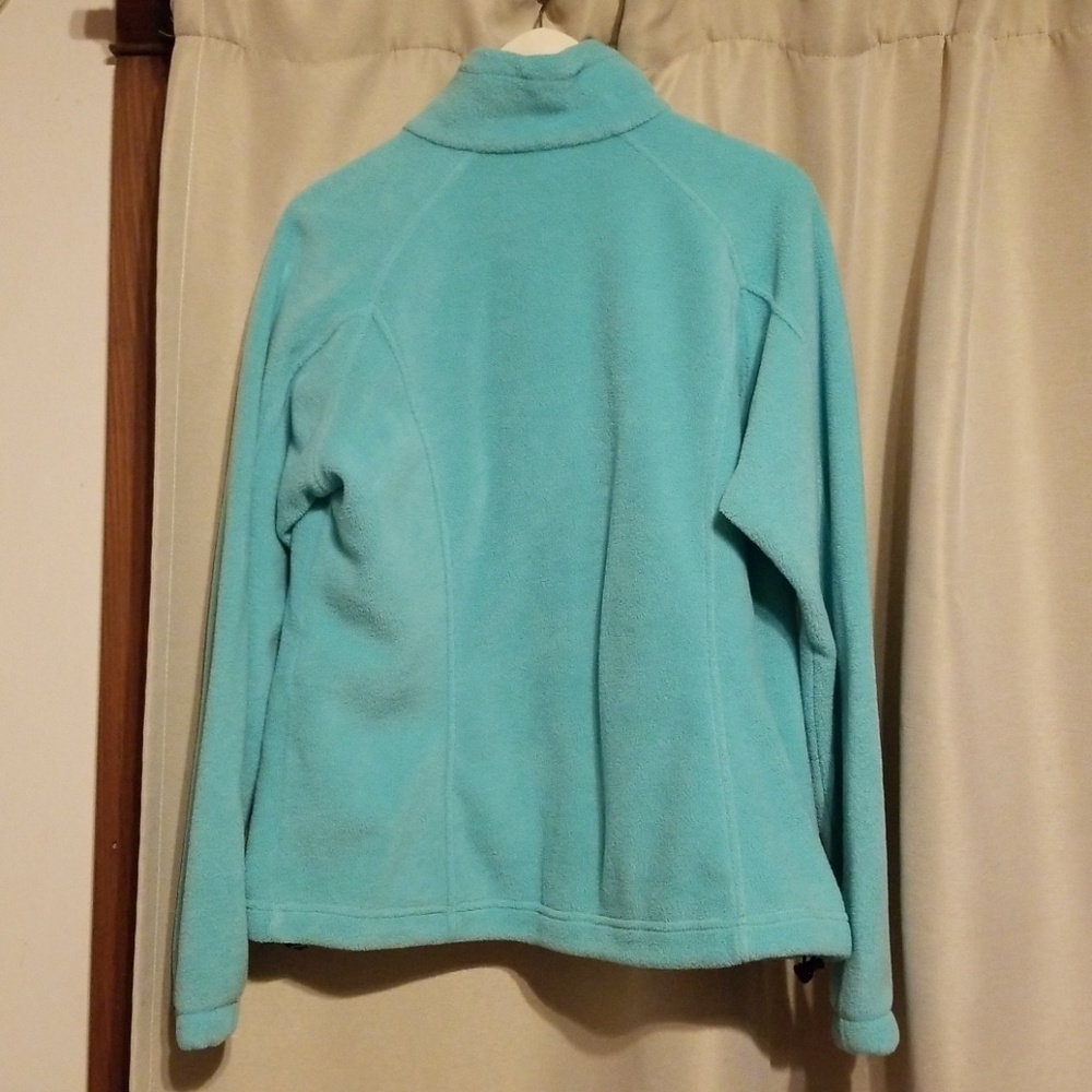 Columbia Fleece Jacket XL Mint Green - Picture 2 of 6